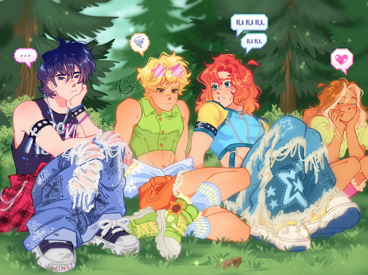 AquariiAxel's tweet photo. Como vi que les gustaron los chicos quice recrear una escena con ellos 
#winxclub https://t.co/IIpg5J0HTK