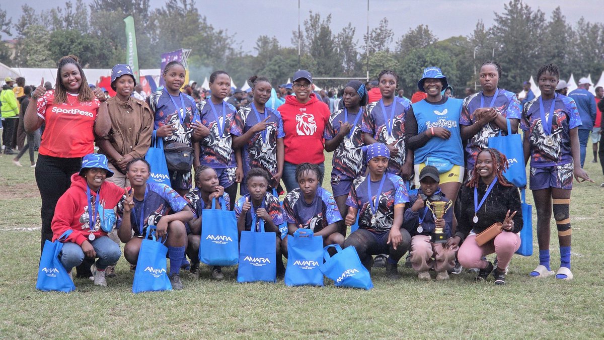 Ke_Rugby's tweet photo. Kiambaa ladies 👏🏾 

#RugbyKE #Prinsloo7s https://t.co/i6562e77wO