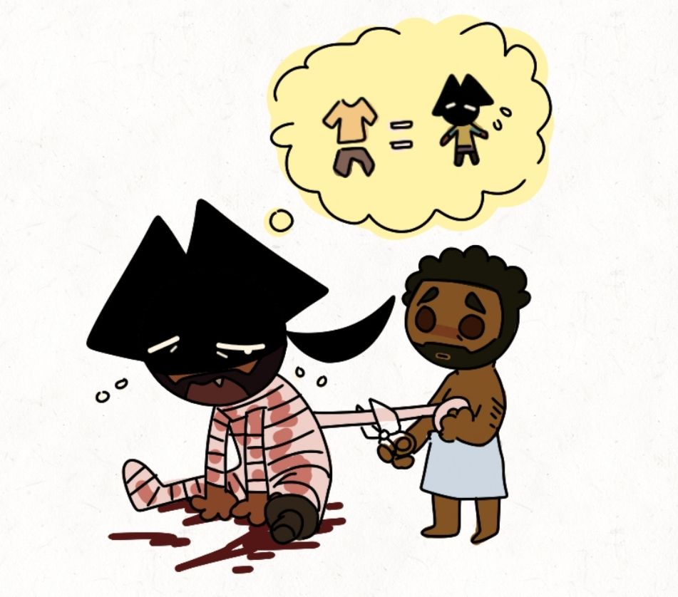 Silliestbitchy's tweet photo. Very poorly made comic bc im tired
#backrooms https://t.co/YU3kH5AWa2