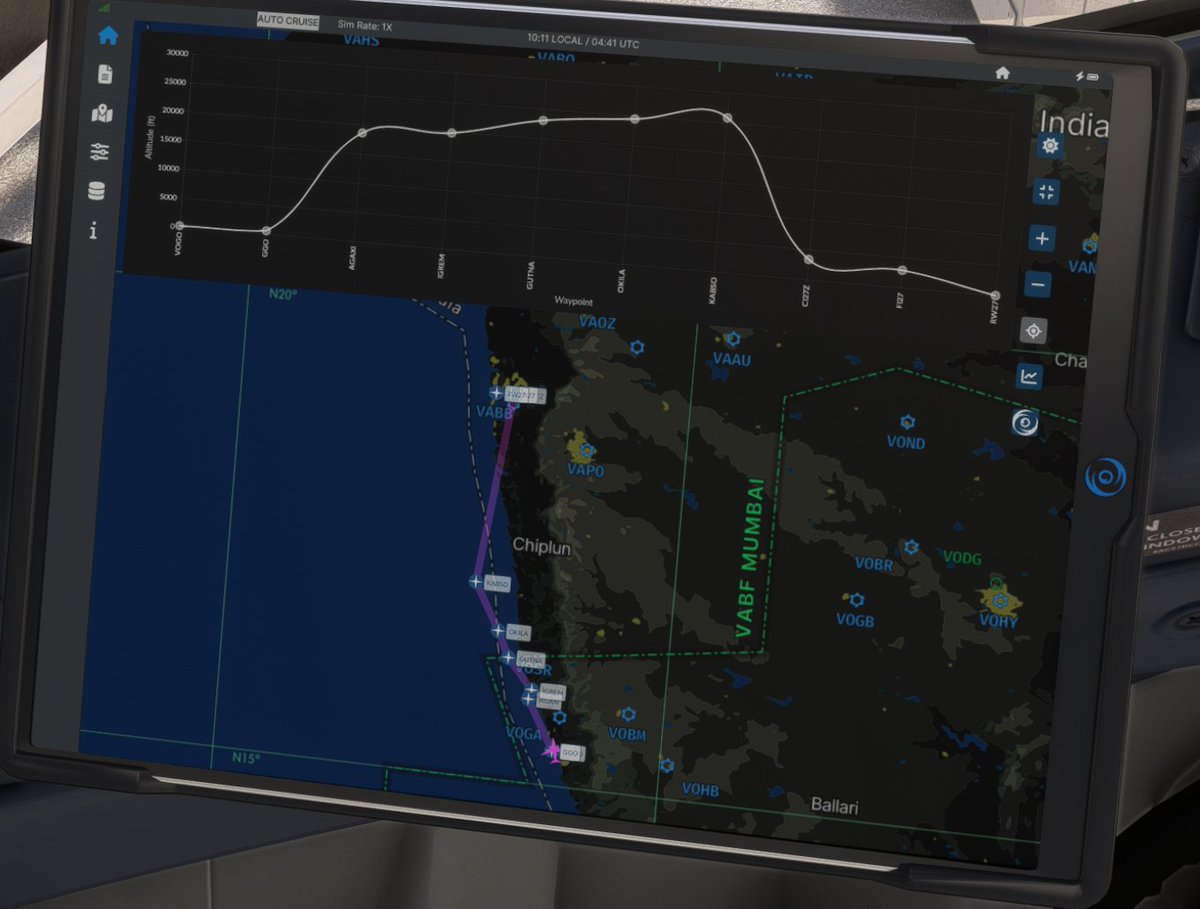 GamerX747's tweet photo. 🇮🇳 Goa ➜ Mumbai in the #MSFS2020, navigating challenging conditions.

#Goa #Mumbai #India #FlightSimulator #PMDG #Navigraph #FSLTL #PCGaming #Simulator

@MSFSofficial @PmdgSocial https://t.co/7iCFAHAZ3n