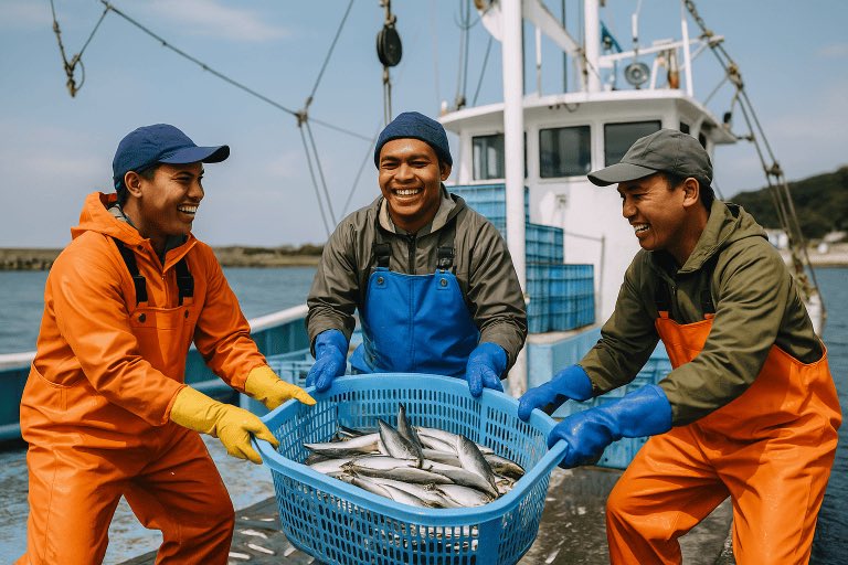 hikaruganji's tweet photo. 技能実習生では漁業もいます。農作物も盗まれ、海産物も害人に盗まれています。 https://t.co/URGcZbWUjN