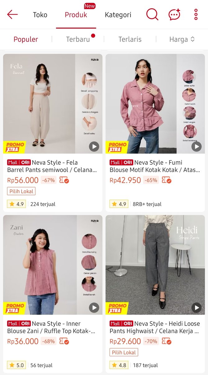 nahzaaii's tweet photo. POV: Kalap borong baju Neva Style karena niatnya cuma cari satu, eh malah check-out banyak gara-gara selucu itu dengan harga mulai Rp28 ribuan! 👗✨ https://t.co/Kk8DQkqxV7