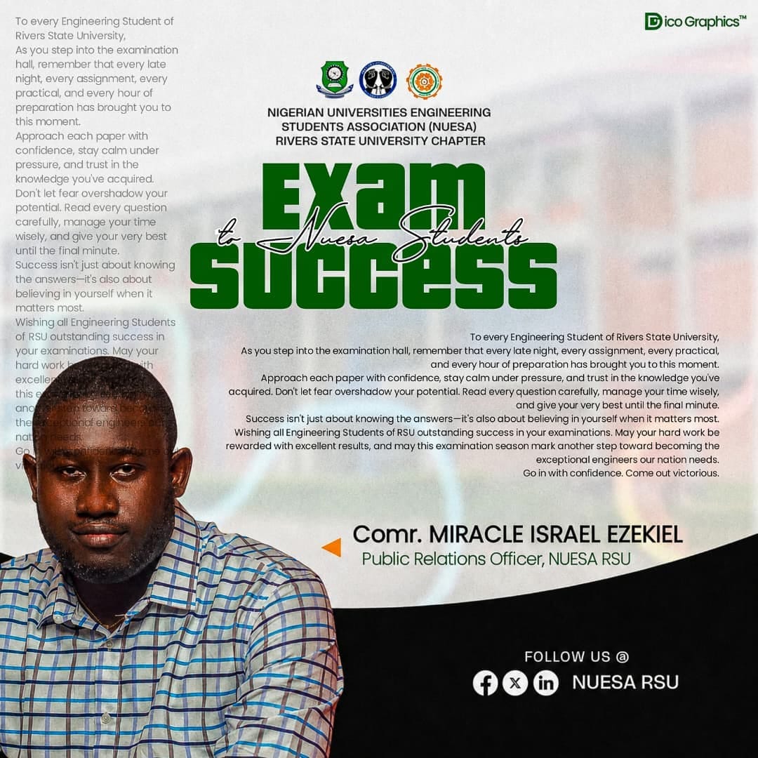 sniperlee46's tweet photo. Good Luck to DE.2024 and DE.2025 as they begin their Second Semester Examination today https://t.co/Ao9zw8OLnE