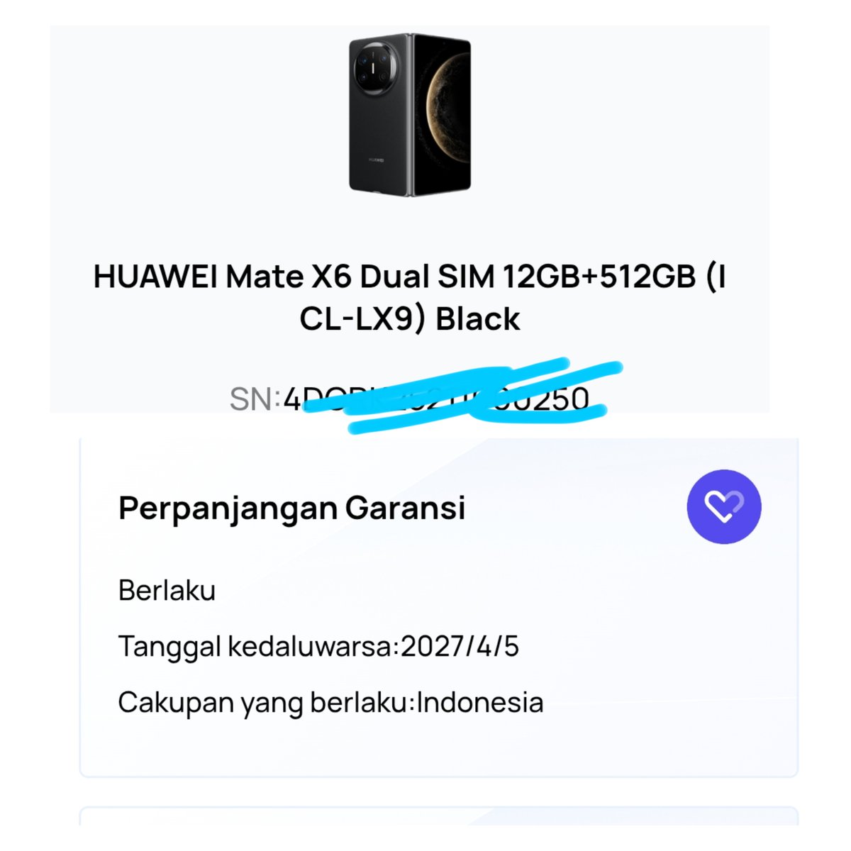 bradergadgets's tweet photo. Huawei Mate X6 12/512

- Resmi (ON 05 Apr 2027) Black
- Like New Fullset Fungsi No Minus

#huawei #huaweimate #huaweimatex6

Terima Jual Beli dan Trade In
Minat Silahkan WA 085161116272
COD Jatiasih/Menyesuaikan
Insta X Utube TTok @bradergadgets https://t.co/58GOZ5JxO0