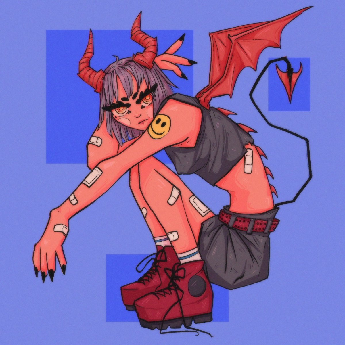 bedlampen's tweet photo. cranky dragon girl https://t.co/TyI7lYO1dw