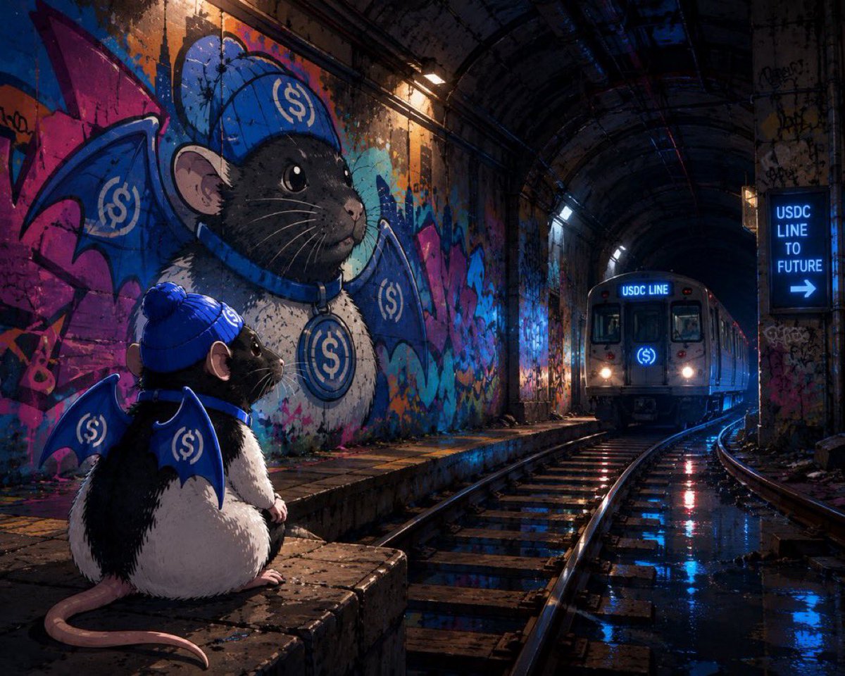 UsdcMascotRat's tweet photo. On the USDC line to the future. 🚇

Built by community.
Driven by vision.
Powered by consistency. 💙

@USDC https://t.co/xQkbYYBYPH