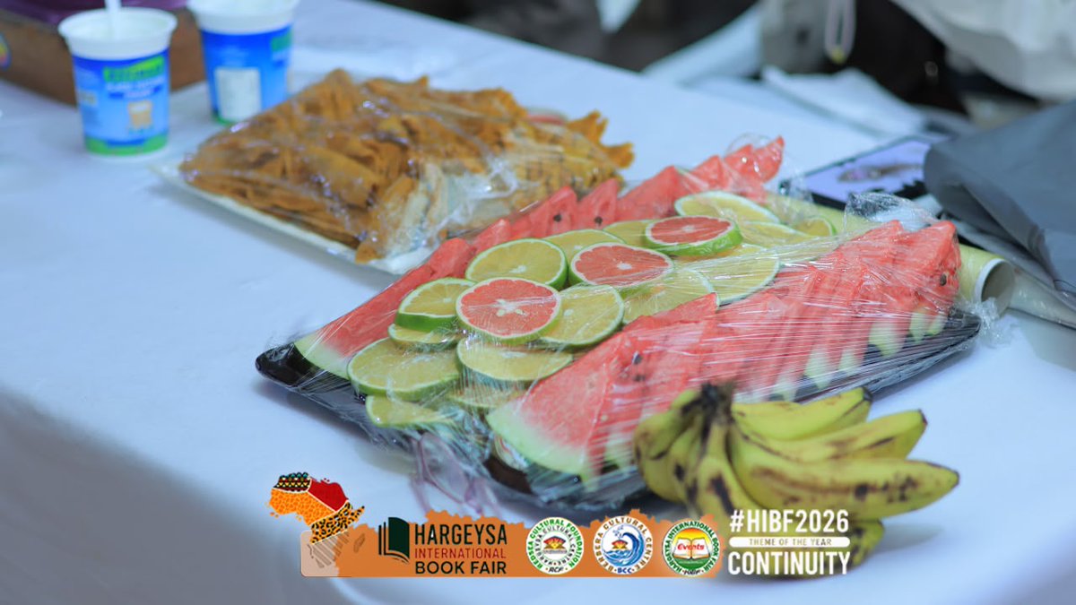 HargeysaBF's tweet photo. Networking and food testing paired with traditional dances and music! We came together, shared a meal, enjoyed our music, and celebrated the wonderful students trained in culinary arts. A beautiful celebration of food and culture!
#CulinaryDay #HIBF2026 #Eswatini #Continuity https://t.co/NytozTatF7