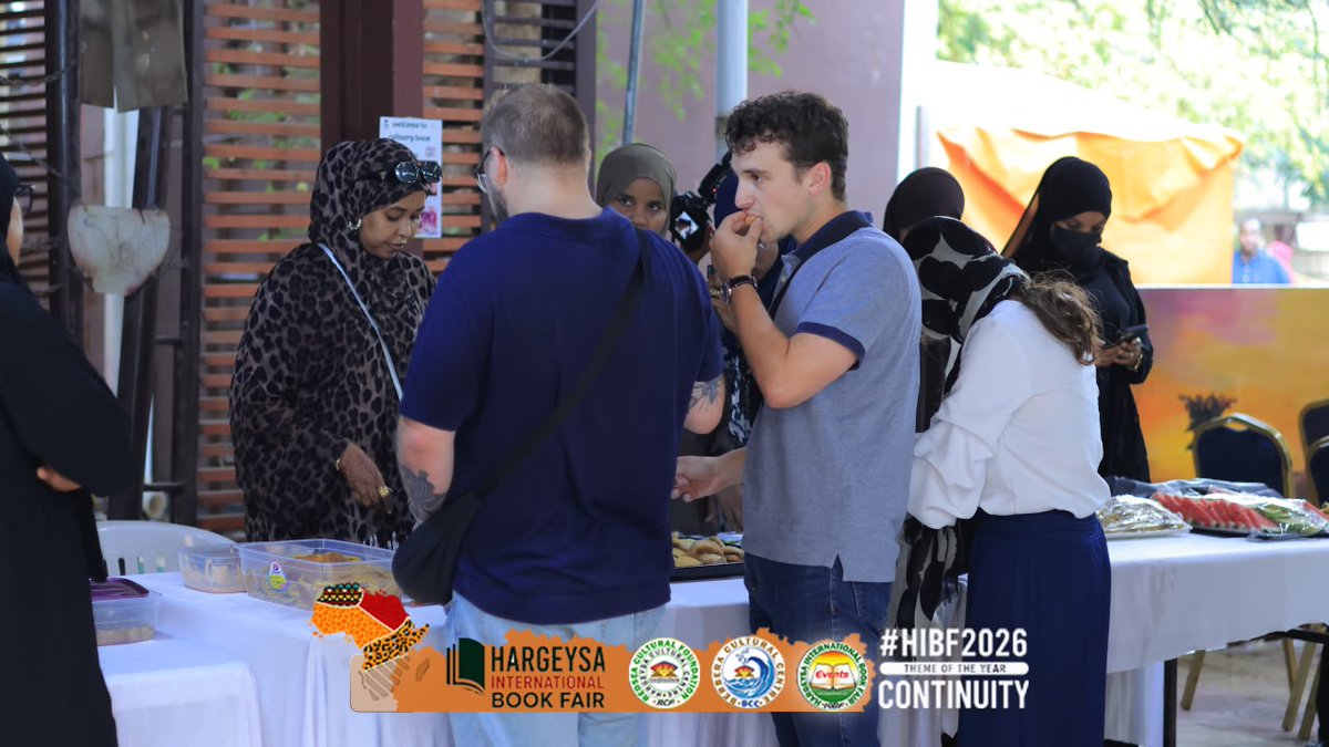 HargeysaBF's tweet photo. Networking and food testing paired with traditional dances and music! We came together, shared a meal, enjoyed our music, and celebrated the wonderful students trained in culinary arts. A beautiful celebration of food and culture!
#CulinaryDay #HIBF2026 #Eswatini #Continuity https://t.co/NytozTatF7