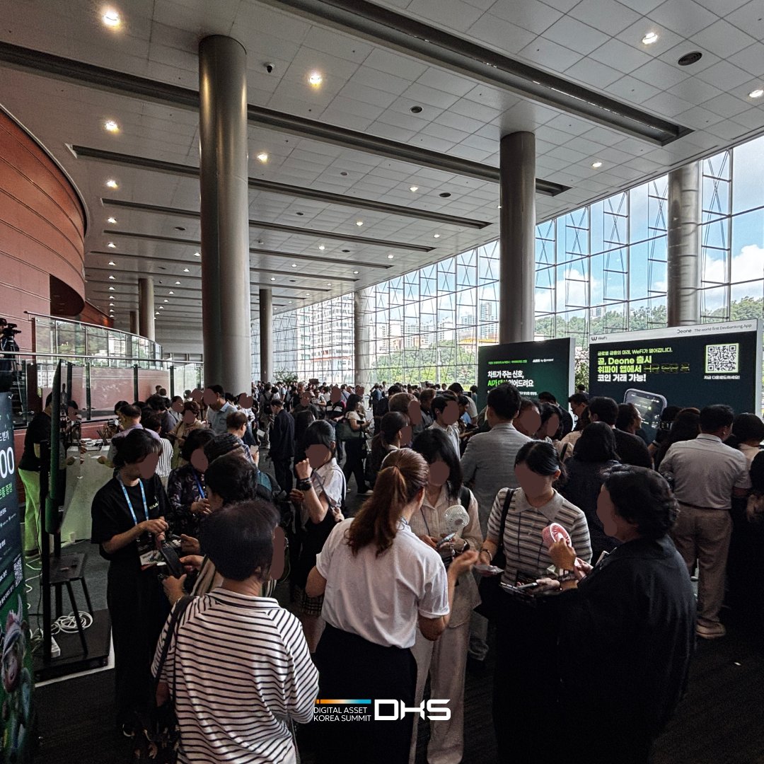 DigitalAssetKS's tweet photo. 7월 25일 토요일
2026 Digital Asset Korea Summit이
성공적으로 마무리되었습니다🎆

현장을 찾아주신 참석자 여러분
인사이트를 나눠주신 연사분들
그리고 함께해주신 파트너,스폰서 여러분께
진심으로 감사드립니다.

@variational_io  @BullbitDEXHQ 
@DCENTWALLETS @ShortChall 
@VCN_VisionChain