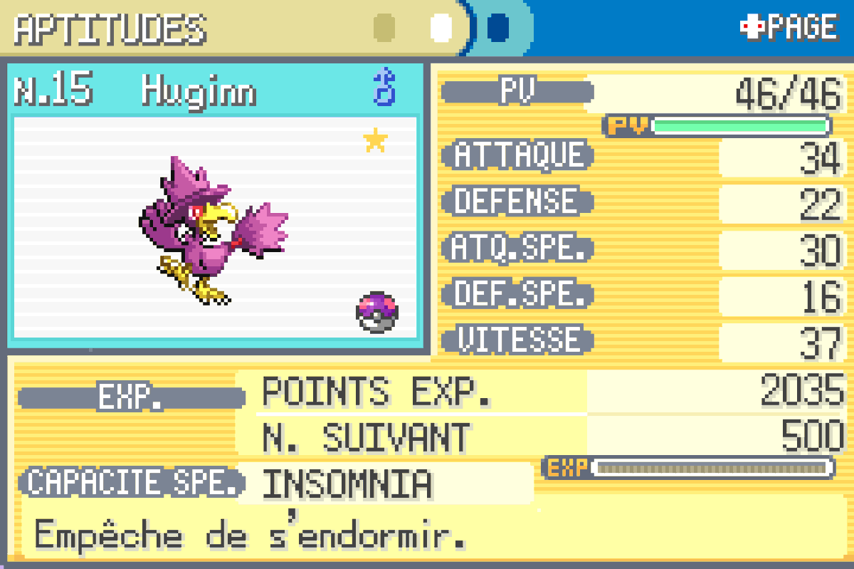 Kaname_Lyse's tweet photo. Shiny Murkrow obtained on Pokémon FireRed after 11,954 encounters in Lost Cave
I named him after one of Odin’s two ravens in Norse mythology. His name means “thought” and together with Muninn, he flies across the world to bring Odin everything he sees and hears.

FR/LG SLD
22/413 https://t.co/8uqDtaEsXq