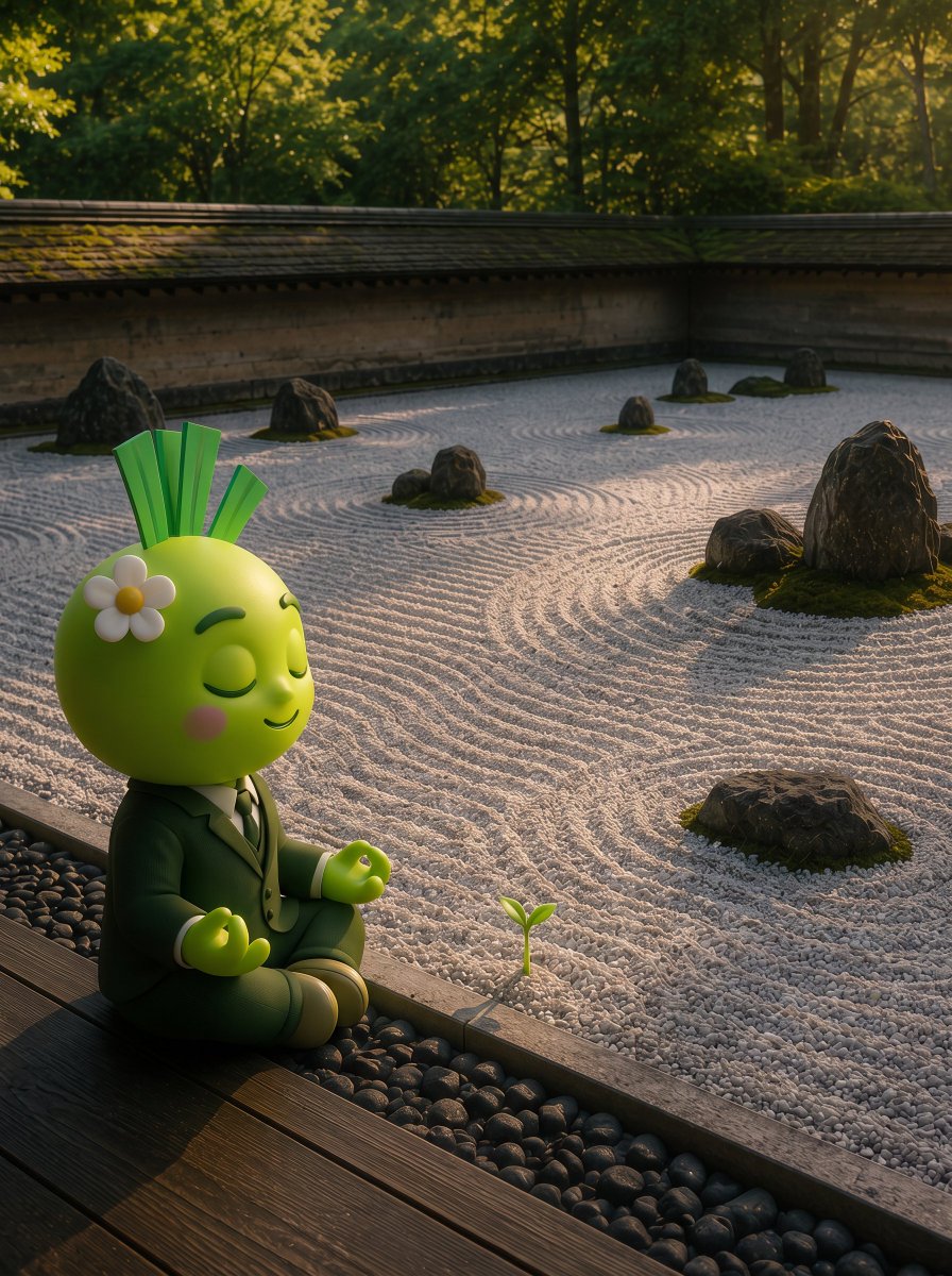 bloomvxv's tweet photo. The monks raked for 500 years. he sat for five minutes. same peace. 🧘🌱Ryoan-ji Zen Garden — Kyoto, Japan. CA: 9FP3GWJaU2FBywYphETNuypCoVyP4g4bZaC3xBkkpump  $BLOOM #HonorGrove https://t.co/Gcd7j0Vj9f