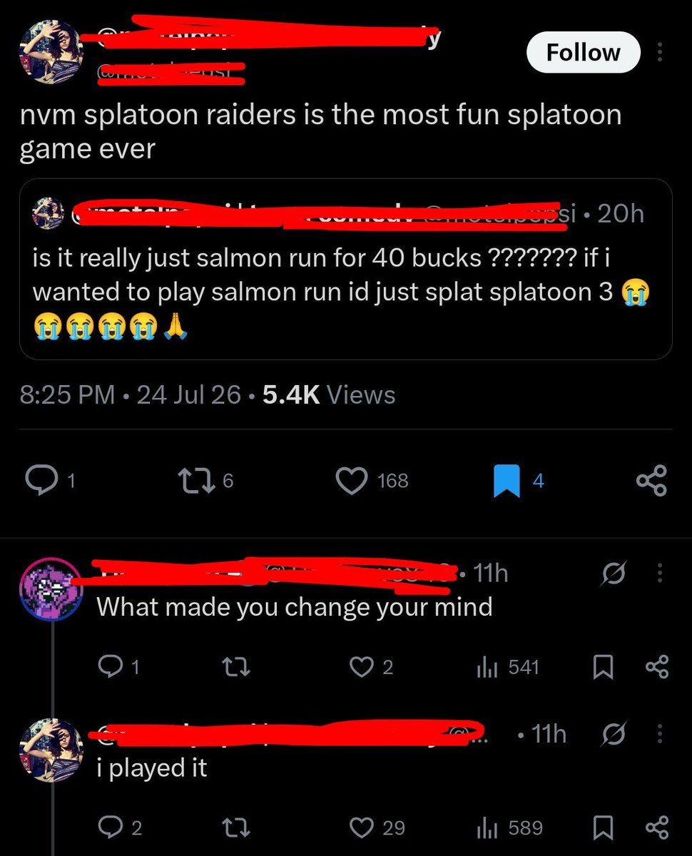 IAmDiegoLeon's tweet photo. @CharizardTweet Poorly edited to keep the privacy of the people involved but this was genuinely one of the funniest interactions I've seen on this hellish site in forever https://t.co/Vo9PDbkLbj