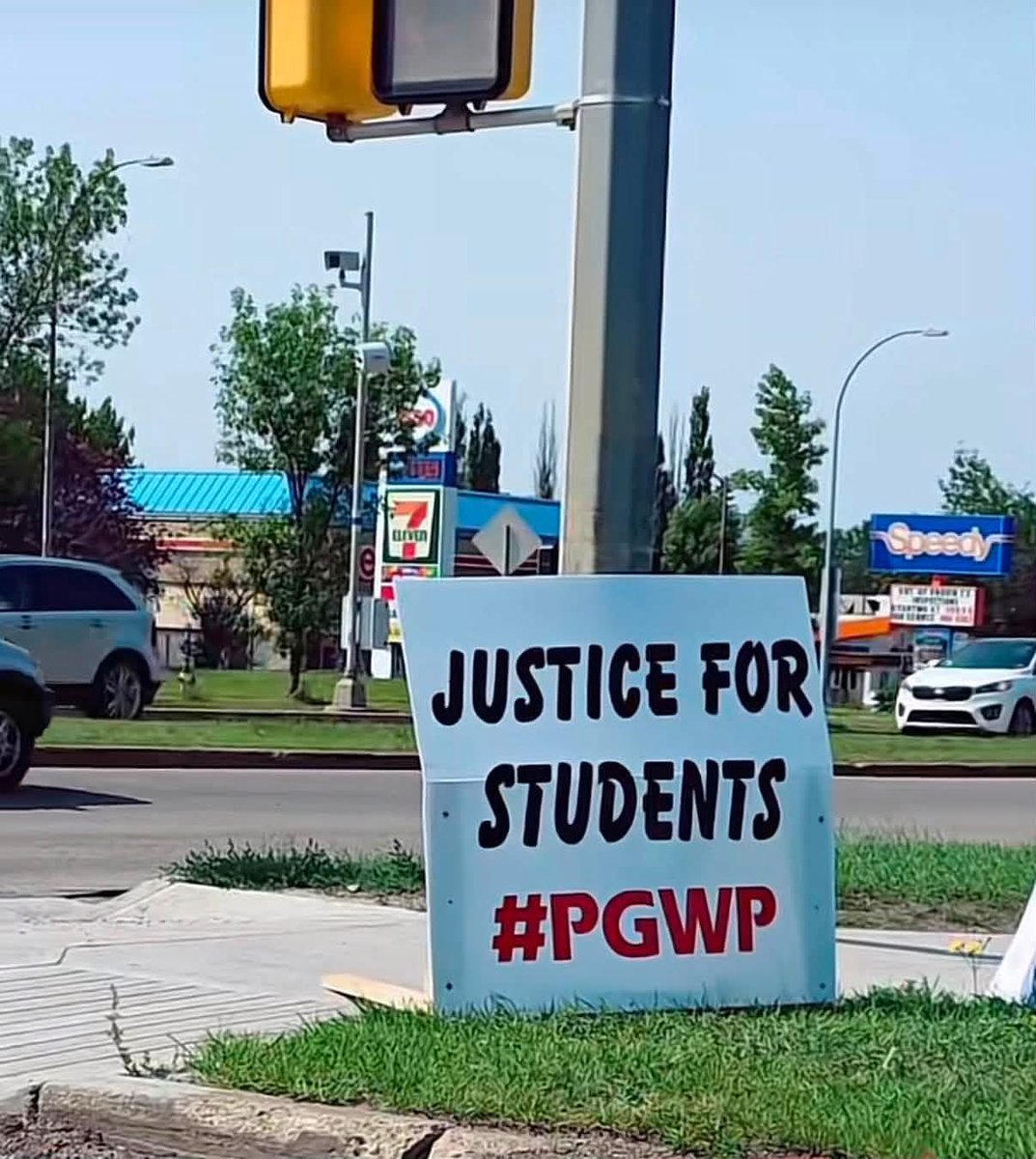 Udit_punyani's tweet photo. Dear Prime Minister @MarkJCarney and Immigration Minister @LenaMetlegeDiab 

Students are protesting in Edmonton because they are asking for one thing: a fair solution.

These students came to Canada with hope. They invested their savings, paid thousands of dollars in tuition, followed the rules, completed their studies, and trusted the system.

Today, many are facing PGWP refusals, financial struggles, and uncertainty about their future. They are standing on the streets, protesting, and even taking extreme steps because they feel their voices are not being heard.

You are seeing these protests. You are seeing the struggles of international students. But when will action be taken?

A country like Canada is built on fairness, compassion, and justice. Students who made decisions based on the information available at the time should not be left alone to suffer because of policy changes after they started their journey.

Please listen to these students. Please review their cases. They are not asking for special treatment — they are asking for a fair chance.

Don’t ignore the people who trusted Canada.

#PGWP #InternationalStudents #Canada #IRCC #FairnessForStudent

 @Tusharuplifts