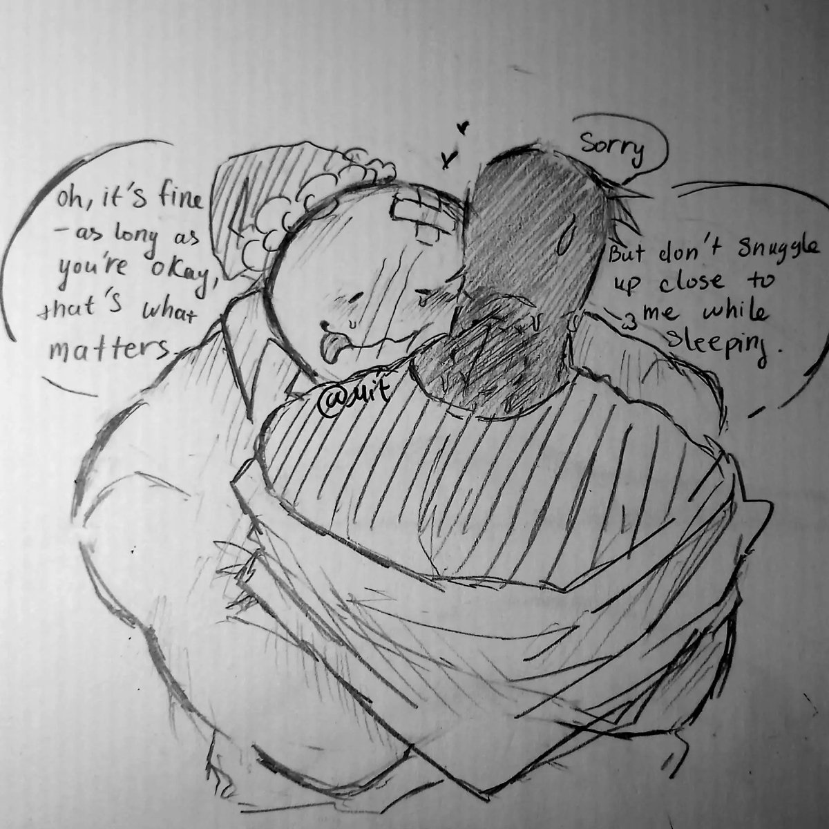 mit_nhi70784's tweet photo. Perhaps Verity's scent helps him sleep well. 🤡 https://t.co/GrooP1lMHt