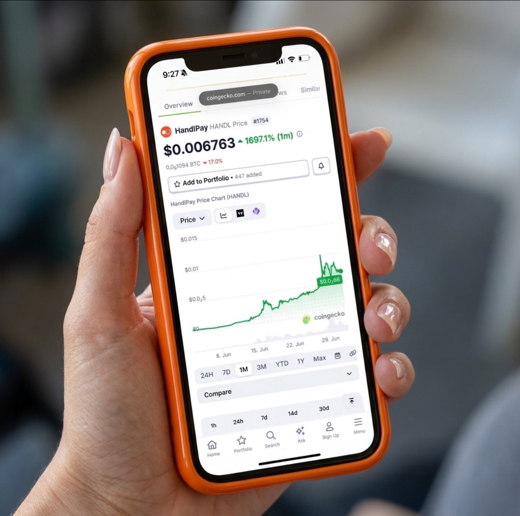 Alphagemx's tweet photo. One thing I’ve learned in Web3 is that hype fades, but real usage leaves a trail.

When I came across @HandlPay, it wasn’t the marketing that caught my attention it was the traction. Millions in payment volume and a growing user base make it a project I’ll be keeping an eye on. 👀

https://t.co/3yVNs5Q4ua