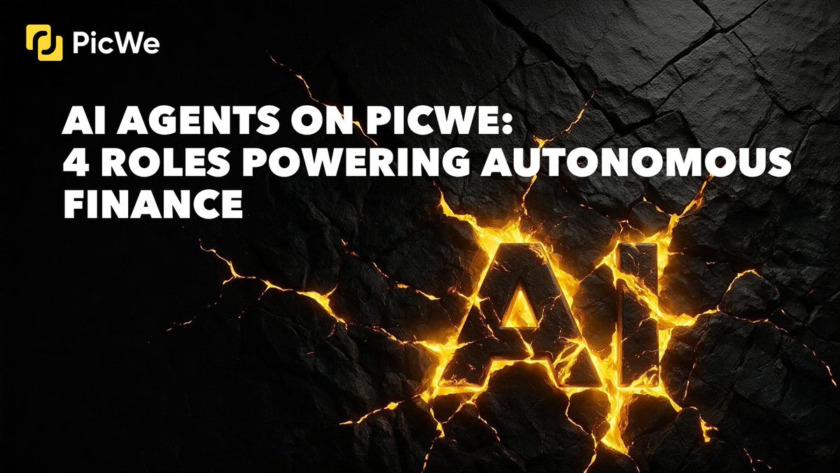 PicWeGlobal's tweet photo. AI Agents are coming to Web3.
And PicWe is their execution layer. 🤖

Four specialized on-chain roles:
🧠 Strategist — Analyzes markets, builds strategies
🤝 Executor — Executes trades across chains
🔍 Verifier — Audits contracts in real-time
🔎 Seeker — Finds yield opportunities 24/7

Each agent has a job.
Each job is verifiable on-chain.
Each action is cryptographically secured.
This is autonomous finance, built right. ⛓️
📖 https://t.co/yF1OpT9n26