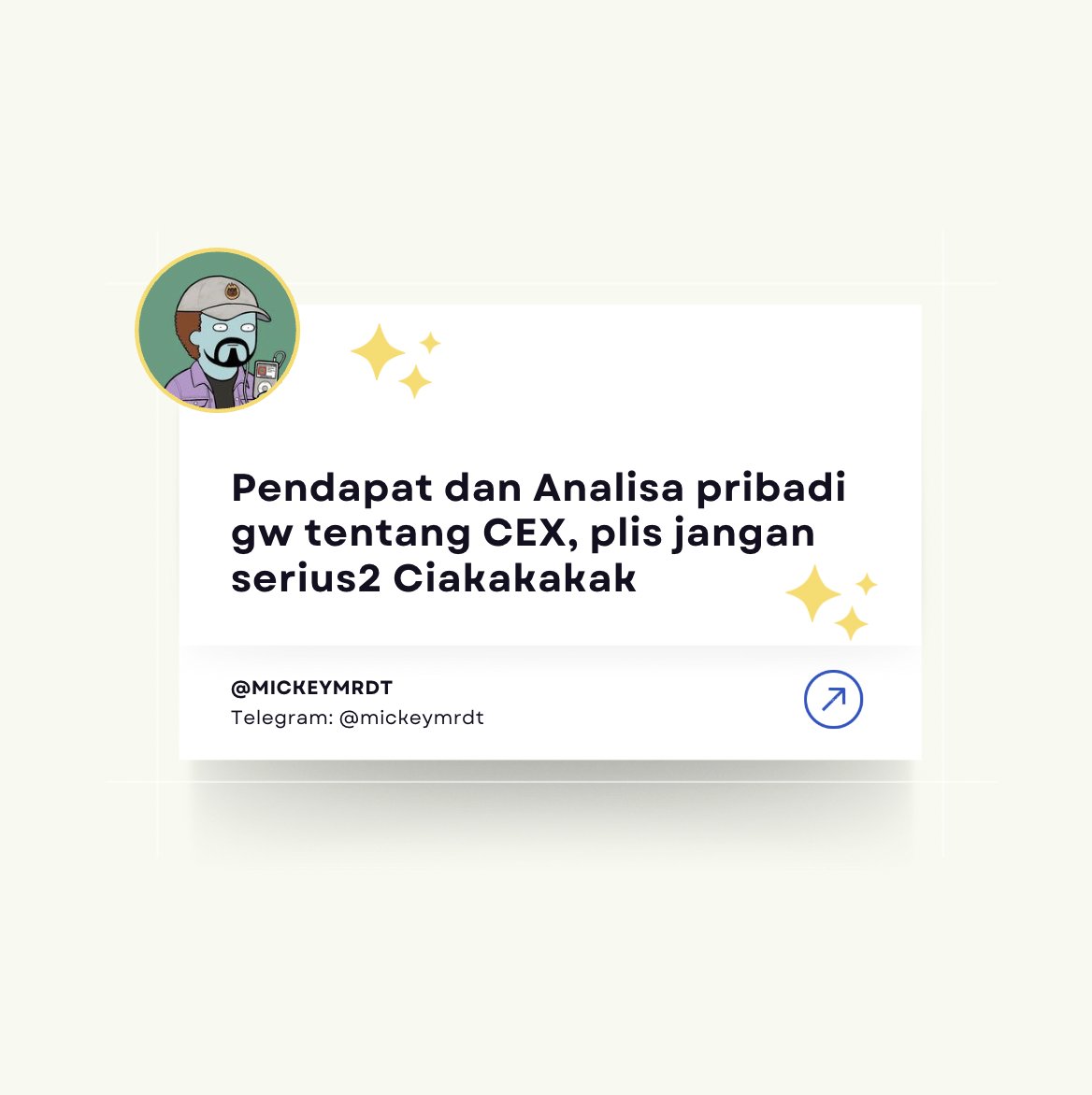 mickeymrdt's tweet photo. ✨Nih Opinion gw pribadi buat CEX yang pada tutup🤔

Pas Denger kabar BitMEX dan BitMart bakal bungkus di 2026 ini emang lumayan bikin ngeri2 sedap sih. 

Tapi seolah-olah semua CEX (Centralized Exchange) itu bad news atau pasti scam? 

That's a bit too much, sih. Biar dapet perspektif yang lebih clear dan enggak kemakan kepanikan, ada beberapa poin penting yang bisa kita jadikan buat pelajaran:

1. CEX Itu Ibarat "Terminal", Bukan "Brankas Utama"Core problem-nya tuh sering kali bukan di CEX-nya, tapi di mindset kita. 

✨Yup bener CEX itu didesain sebagai jembatan: tempat buat trading, cari likuiditas, atau konversi fiat-to-crypto. 

Kesalahan fatalnya adalah ketika kita memperlakukan CEX kayak rekening tabungan jangka panjang.Pelajarannya tetep balik ke fondasi paling dasar: Not your keys, not your coins.

Gunakan CEX as a service aja. Begitu selesai urusan trading atau beli coin, idealnya profit atau aset jangka panjangnya langsung dipindah (withdraw) ke self-custody atau hardware wallet milik sendiri.

2. Tutup Operasional Otomatis =Fraud 

Pas denger CEX tutup, ingatan orang langsung melayang ke skandal kelam rug pull atau penggelapan dana. Padahal case-nya BitMEX sama BitMart ini beda konteks.

Dinamika industri kripto sekarang emang lagi tough banget. Biaya compliance regulasi makin mencekik, dan likuiditas global makin concentrated di beberapa top tier players aja. 

Banyak exchange skala menengah yang akhirnya milih buat orderly shutdown alias tutup secara terstruktur demi alasan efisiensi bisnis, bukan karena mau kabur bawa lari uang user.

3. Realistis Aja: Ekosistem Kripto Tetap Butuh CEX Vibe anak-anak DeFi yang sering anti-CEX itu paham kok alasannya. 

Tapi secara kuantitatif, mass adoption kripto itu hampir mustahil terjadi tanpa peran CEX:User-Friendly: CEX itu pintu masuk paling nyaman buat newbies. Navigasinya seamless, belinya gampang 

Safety Net: Kalau kita lupa password di CEX, masih ada Customer Support yang bisa bantu recovery. Di DeFi? Lupa seed phrase atau salah pencet network ya sayonara, dana hilang permanen.

Likuiditas Real-World: CEX masih jadi tempat paling cepat dan aman buat cairin aset kripto ke mata uang lokal (Rupiah/USD).Bottom line-nya: Pioneer sekelas BitMEX aja bisa pamit, yang nge-pimpin kita buat makin sadar kalau di industri kripto tuh emang enggak ada istilah too big to fail.

CEX itu bukan musuh, mereka cuma alat (tool). Yang perlu diperbaiki itu risk management kita sendiri: don't put all your eggs in one basket, dan mulai biasakan pegang kendali atas aset pribadi

✨Yaudah sih terus jangan serius-serius banget, gw juga paham yang lain jg punya pendapat masing2, Stay Rusak ,Stay Ciakakaka aja yang penting Yegak?? Biar hidup tetep Santuyyy......