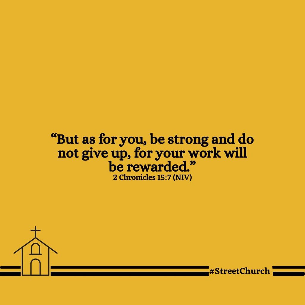 streetchurchh's tweet photo. E dey normal to feel bad when you locked in but the padlock just dey open anyhow. But God won make you dey continue to put in ur best and surely results will come.

This week you go enjoy the reward of ur hardwork. Amen 🙏 https://t.co/S52Q3mYrJu
