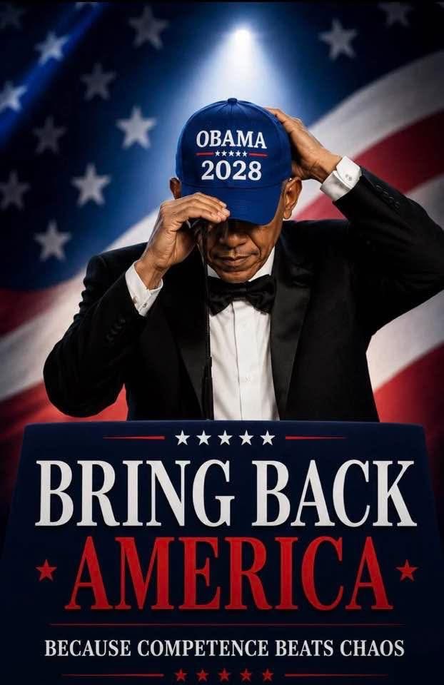 NikonGirl118's tweet photo. Bahahahaha the folks on reddit are flooding all the #MAGA moron groups on here with this!… 

#Obama2028 https://t.co/b10xkGSbkH