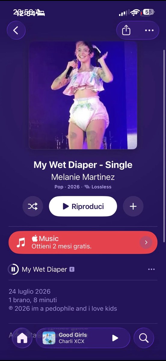 timothyhellerxo's tweet photo. MELANIE MARTINEZ GOT HACKED ON APPLE MUSIC LOL EZZZ GET HACKED RAPIST💋💋💋 https://t.co/zmZ9MTAKsN