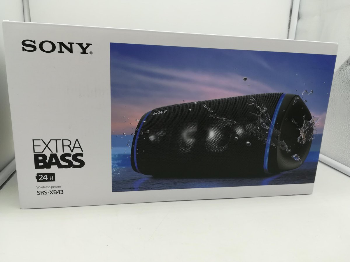 janpara_jmc's tweet photo. じゃんぱら町田店では、SONY SRS-XB43 (B) [ブラック]を取り扱っております！
このスピーカーは低音に強く、EXTRA BASSモードに切り替えることでライブ会場にいるかのようなサウンドを楽しむことができます😆🎶
https://t.co/oCca5wUOYF
#じゃんぱら　#スピーカー https://t.co/zMeWp5s8oQ