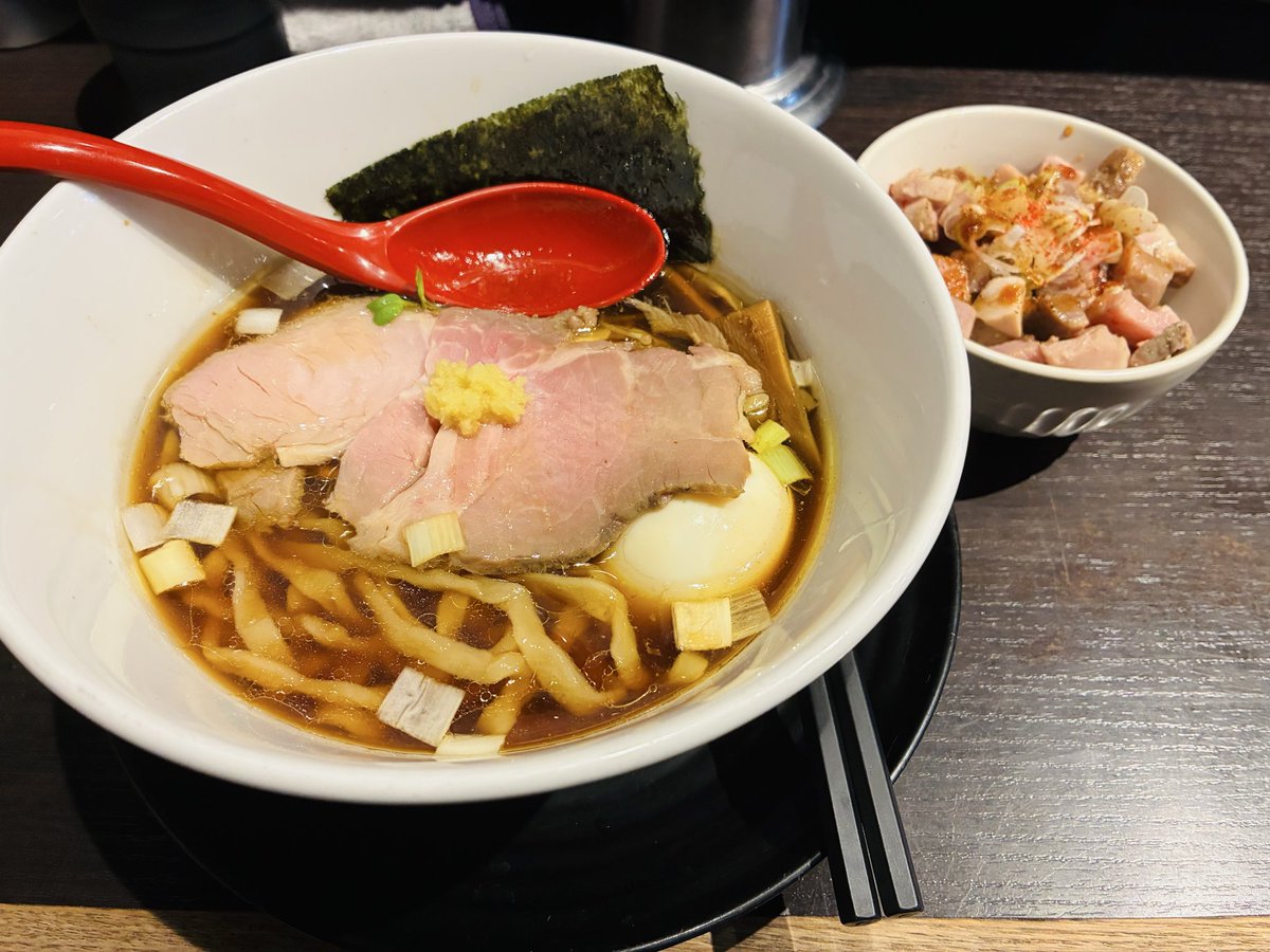 gaku_59's tweet photo. 麺処　夏海@赤羽
味玉醤油らぁめん https://t.co/K3fzK9hL8O