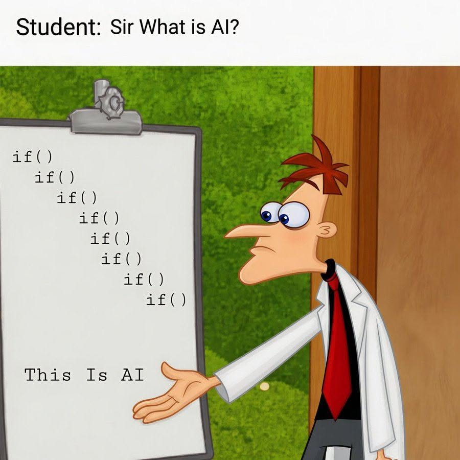 PyZeroToHero's tweet photo. This is AI 😂 https://t.co/pPYx2nY0Ou