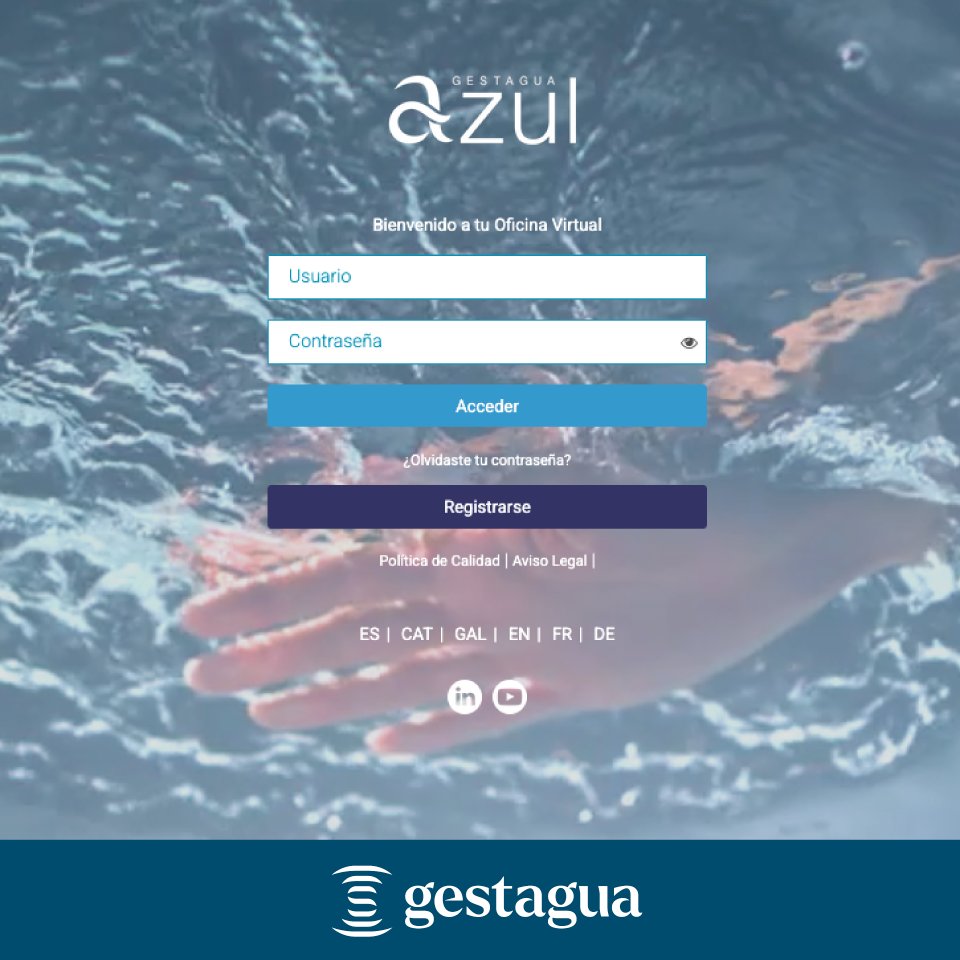 Gestagua_Saur's tweet photo. ⚠️ ¡Recuerda! De forma rápida y por supuesto gratuita, los clientes de Gestagua pueden darse de alta en nuestra oficina virtual. En ella encontrarás toda tu información de contratos, solicitudes y reclamaciones, además de una gran variedad de servicios. 👉 https://t.co/5A9LUNNMdI https://t.co/ok8XFNNIac