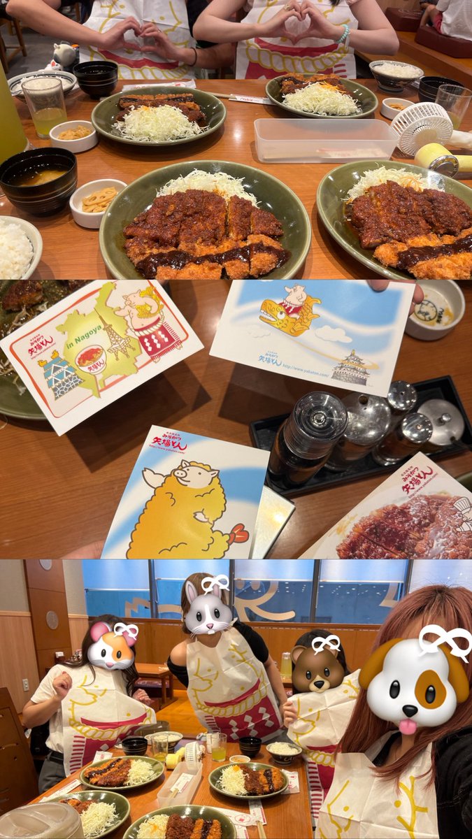 okubyoucourage's tweet photo. 今回の名古屋も楽しすぎたよーん🎶

かぴぃちゃんとジャックくんのタッグって
本当にとてもいい！！！目の保養！！！
かぴぃちゃんは名古屋でももちもちだった🫶🏻

名古屋で会えるかわいいかわいい7歳のお友達に今回も会えたんだけどハートの折り紙プレゼントしてくれてかわいくて泣きそうになった🥹
大切にするね〜！！ありがとう🤍🤍

みんなで味噌かつも食べれたし店員さんも親切で大満足の旅でした〜𖤐 ̖́-

#GLEAT