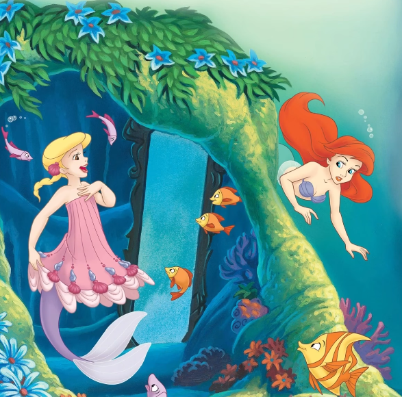 reminiscinbby's tweet photo. ariel and her mermaid friend coral ♡ https://t.co/P2staZ6tTH