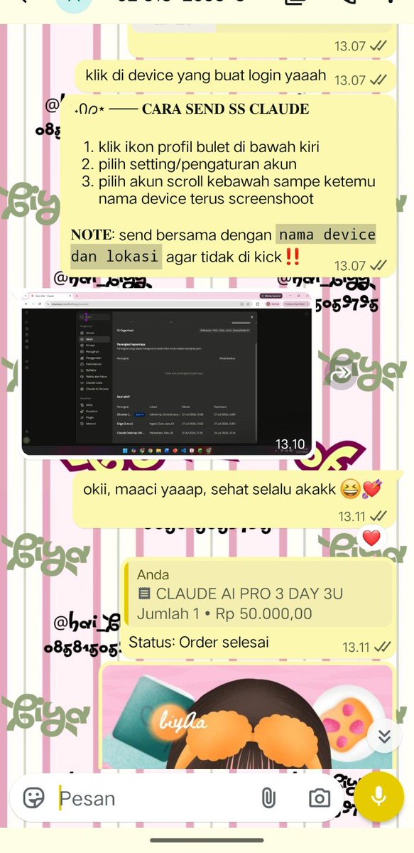 b i y a | 5OO+ proof on pin tweet media