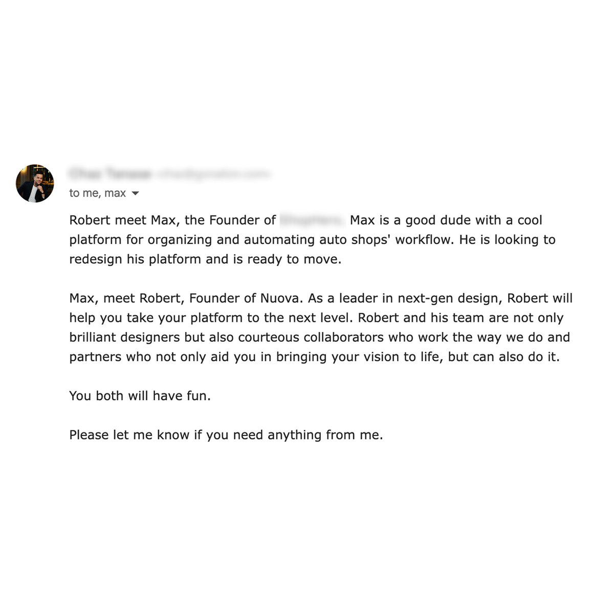 TheRobertAvram's tweet photo. The most overlooked sales hack?
Do work so good your clients can't help but refer you 😏 https://t.co/9PtMIOuPMY
