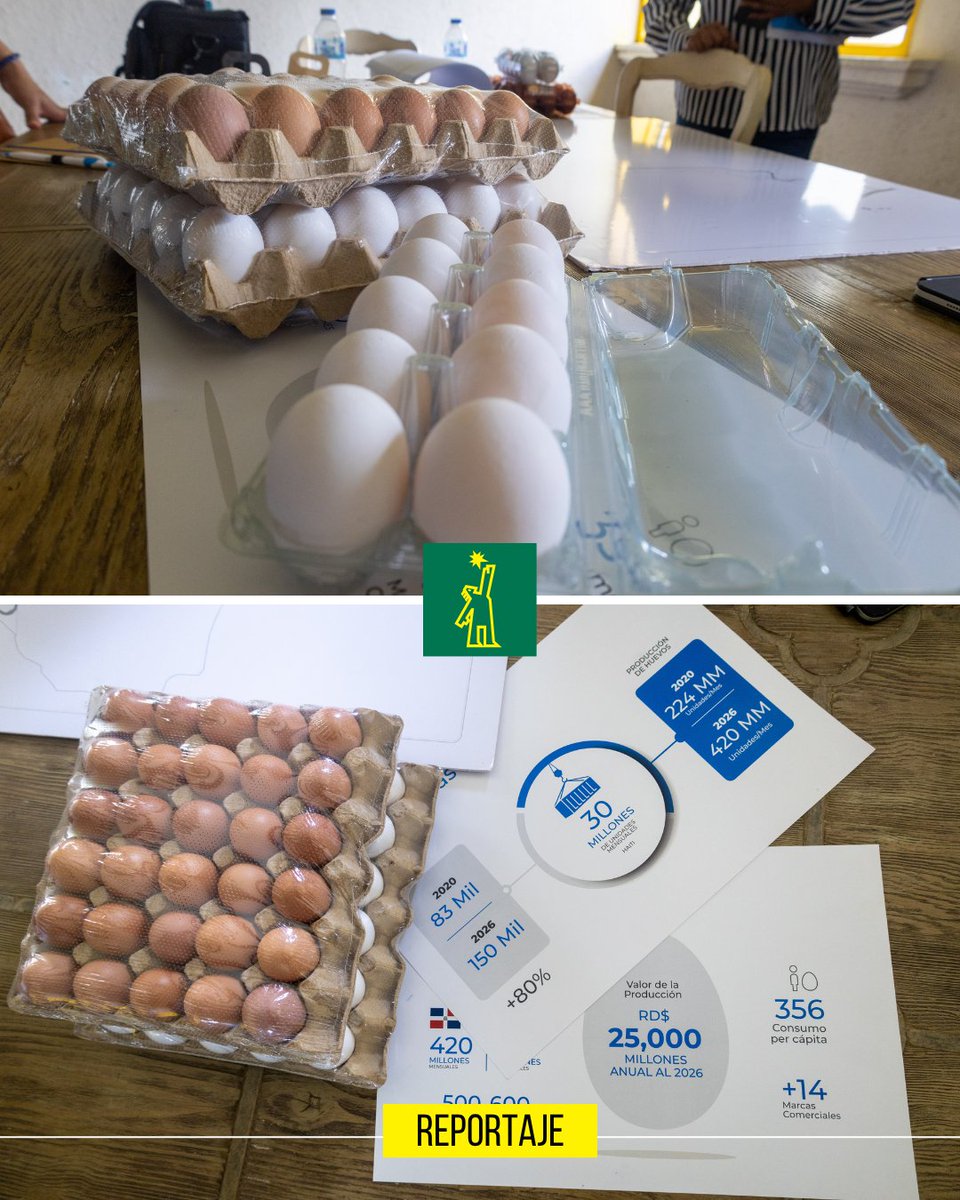DiarioLibre's tweet photo. 💰 |#EconomíaDL| Del cascarón al galón, así crece la industria del huevo pasteurizado en RD
🔗 https://t.co/9364dHHAnZ
#DiarioLibre #Noticias https://t.co/eOzEcwR3jx