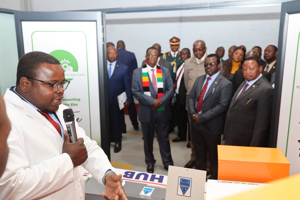 edmnangagwa's tweet photo. It was my distinct honour and privilege to officially commission two signature developments at the University of Zimbabwe: the Industrial Incubation Centre and the Specialist Medical Centre.These projects are a clear validation of our Heritage-based Education 5.0 Model.

 Our higher and tertiary institutions remain critical cogs in the ongoing industrialisation, modernisation, and economic development of our great nation.I congratulate the University of Zimbabwe for realising yet another landmark achievement and successfully completing these vital facilities.

The Ministry of Health and Child Care ,together with related Agencies,are directed to remove the barriers of entry in the establishment of specialist health care facilities and services.  

Hatidi ma gate-keepers, nema cartels mu health sector,vanhu vedu vachitadza kurapwa zvakanaka,nemutengo uripasi.Kwete.Ngative nehanya ,tikoshese hutano we vanhu vekwedu.Let those with ears hear this stern exhortation.
