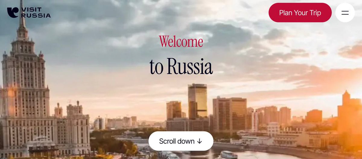 mfa_russia's tweet photo. 💬 #Zakharova: The #VisitRussia project is now live!

The online-platform &amp; mobile app offer a one-stop shop for arranging everything needed for a comfortable trip to Russia 🇷🇺

Learn more 👉 https://t.co/ViZXVi19Ao https://t.co/lz4aPCuGyz