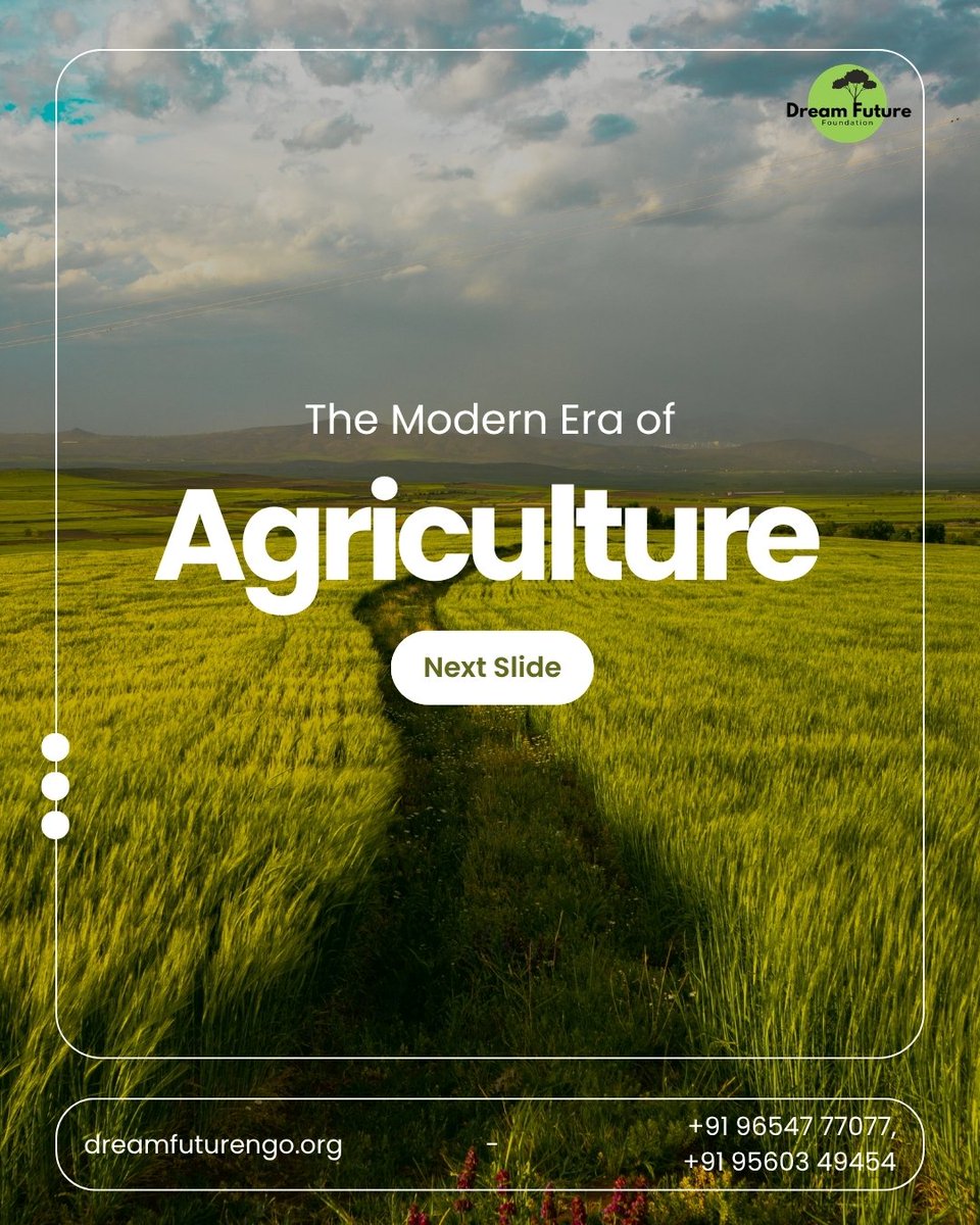 DreamFuture24's tweet photo. 🌱 Agriculture is evolving with innovation, sustainability, and technology.

Together, let's inspire the next generation to lead the future of agriculture.

#DreamFutureNGO #SmartFarming #SustainableAgriculture #YouthInAgriculture #ClimateAction https://t.co/XNm5cutkk9