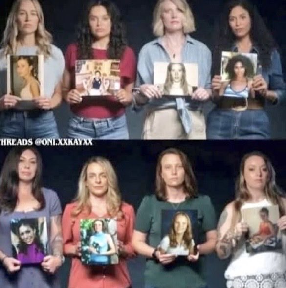 Suzierizzo1's tweet photo. These women all deserve Justice &amp; I honestly believe if they do thousands more will have the courage to come forward about Jeffrey Epstein &amp; everyone involved with him doing the same to them.All the young girl’s cases who have been missing for years need to be investigated. https://t.co/nhusERbf5n