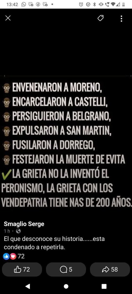 augustoboggian3's tweet photo. No lo digo yo!!!! lo dice nuestra historia https://t.co/BDb6jipfX5