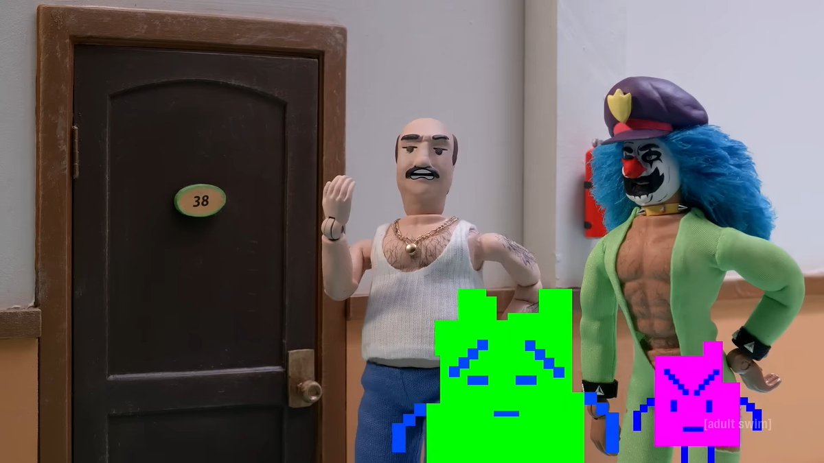 SwagPogGamer's tweet photo. I love that the mooninites almost never adapt to different art styles https://t.co/YE8KRCMUUE