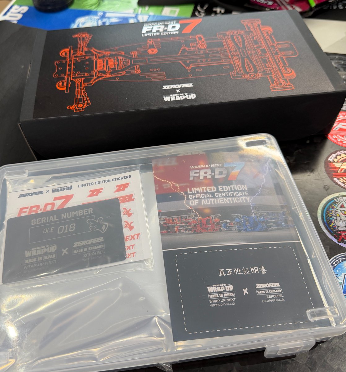 71Tkht's tweet photo. FR-D7ピックアップ完了！

限定モデルでシリアルナンバーついててカッコいい🥰

組み立て楽しみ😊 https://t.co/3uo2L9YjUT
