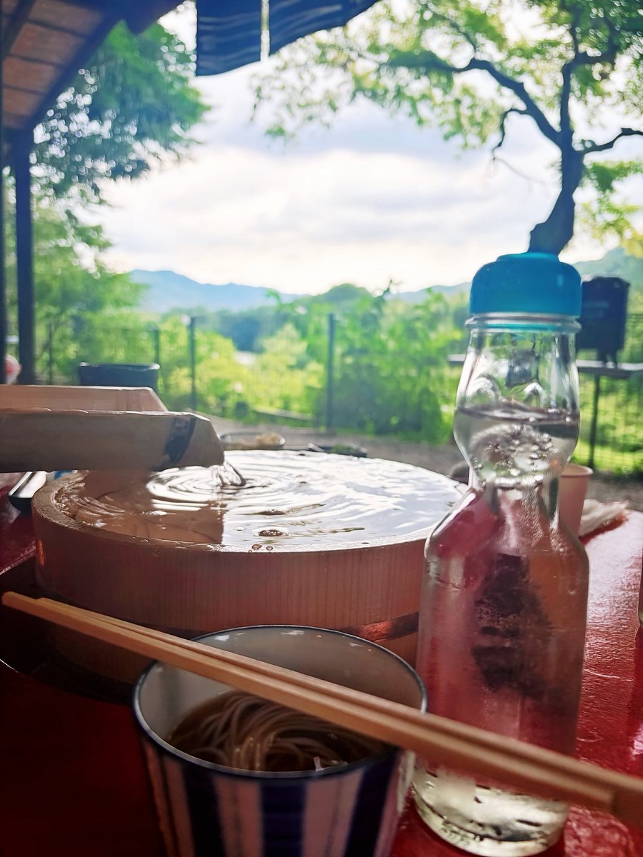 pwc_02's tweet photo. 流しそうめんしてきた https://t.co/MnqKFQugBx