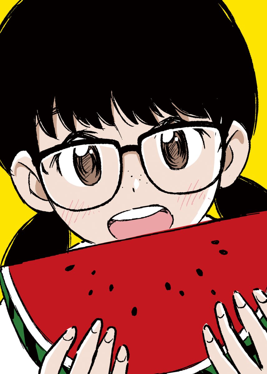 Aragon_Honnin's tweet photo. かなり昔の絵ですがパート2🍉
#スイカの日 https://t.co/NQSxvkZvgx