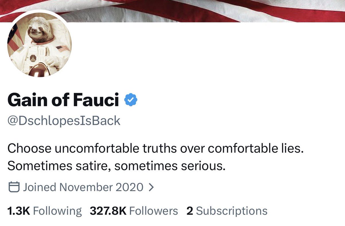 Gain of Fauci tweet media