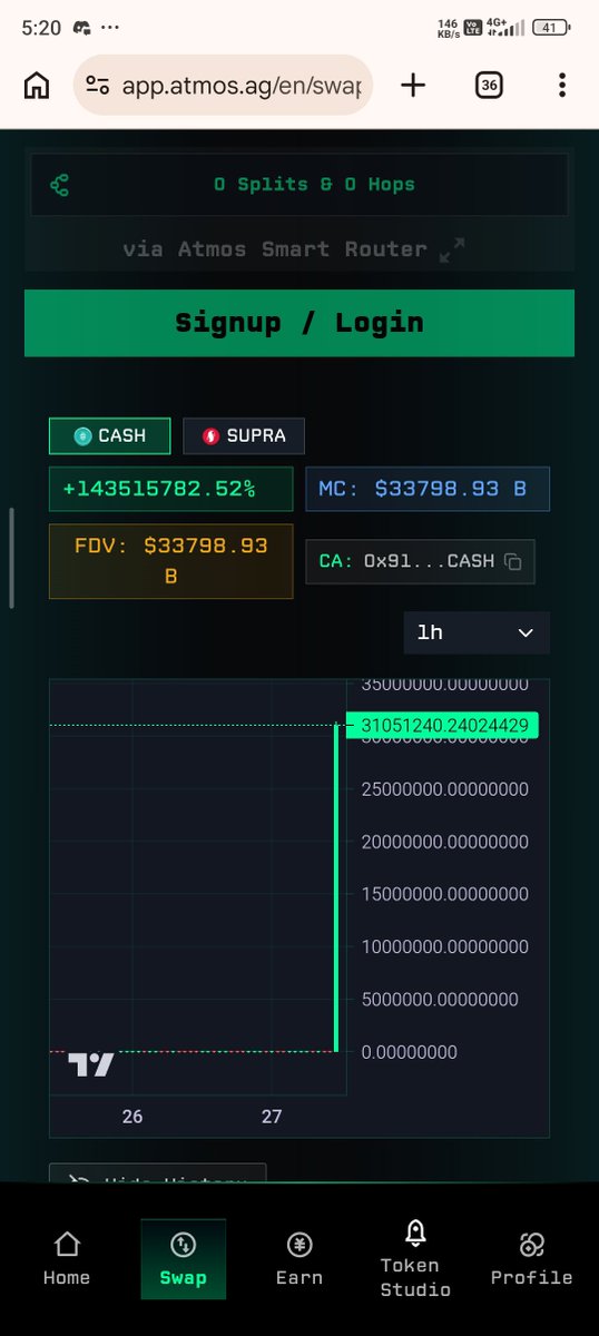 sparkx_______'s tweet photo. What's happening in @SolidoMoney ?

Look at the FDV 😳🔥

@SUPRA_Labs 

#SUPRA https://t.co/0FL4jlQLCP