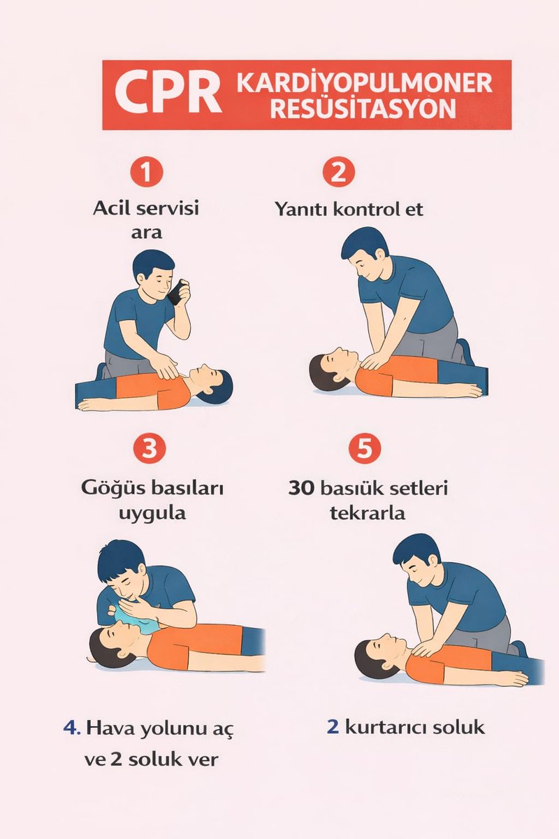 hakanakelma's tweet photo. Kalp Masajı kısa anlatım. Bir yere not edin . Birgün bir yerde lazım olacaktır. https://t.co/yzz5HwuQAI