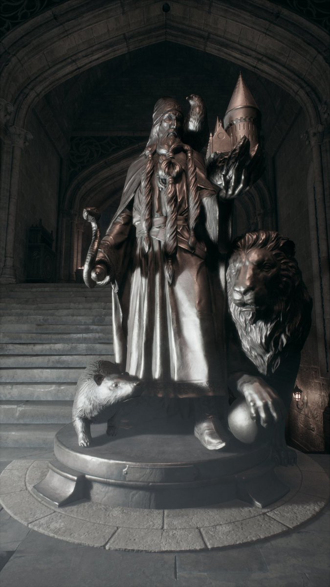 spread_her_wing's tweet photo. #TCCStatues #hogwartslegacy #virtualphotography #thecapturedcollective https://t.co/ibWeMBSvtS