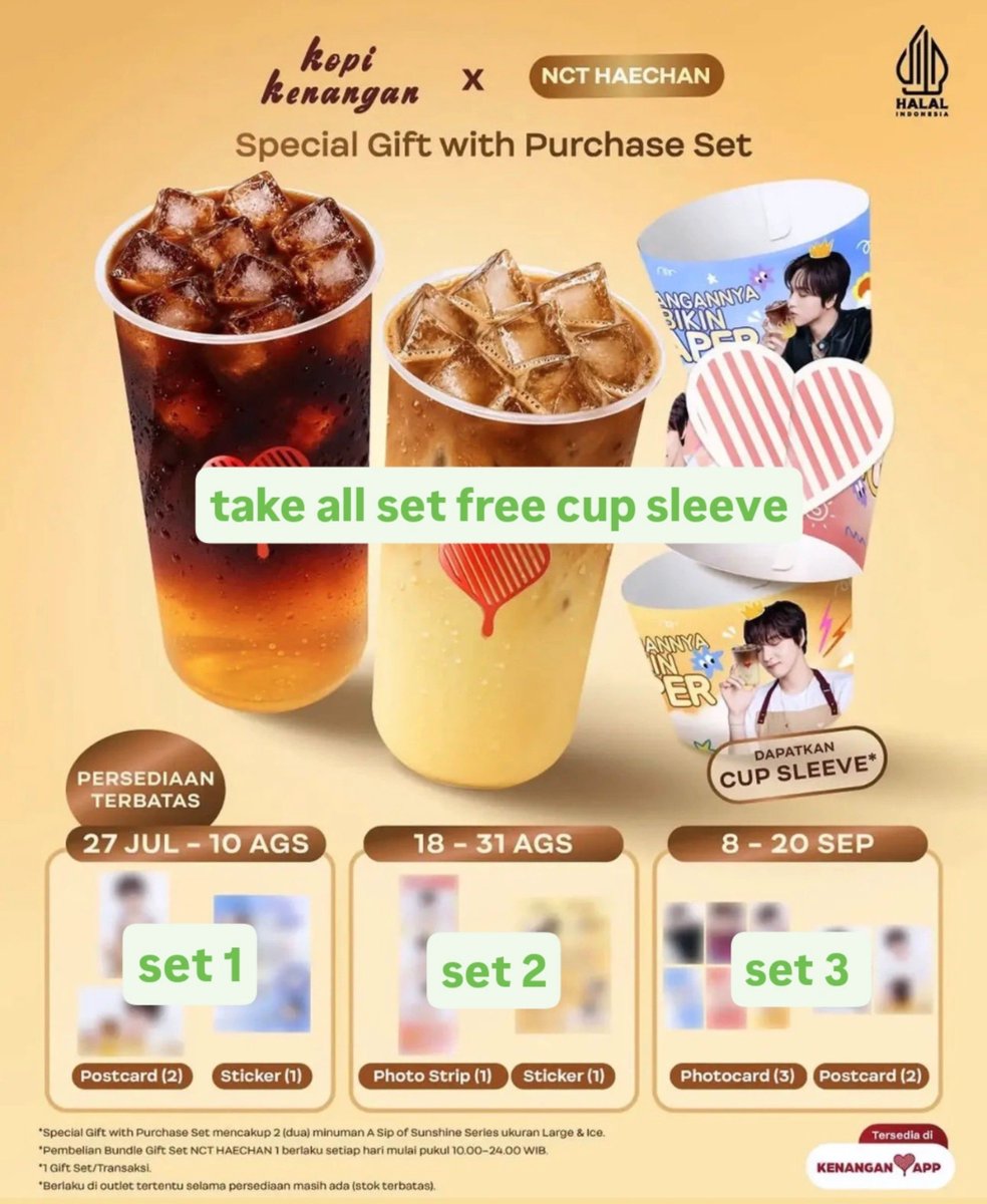 markyourlovew's tweet photo. WTS / Proxy Kopi Kenangan × Haechan ☕💚
커피크낭안 × 해찬 인도네시아 대리구매

📦 ww world wide shipping 
✅ Proof available
💰 DM

한/ENG/中文/日本語 ⭕️

wts nct haechan photocard pc 엔시티127 엔시티드림 nct127 nctdream 런쥔 제노 재민 천러 지성 도영 재현 정우 태용 쟈니 시그 https://t.co/fcwrv4zBwT
