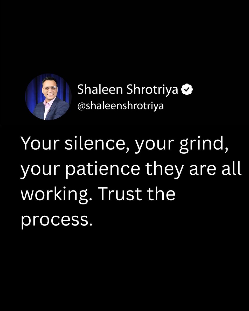 shaleen9in's tweet photo. Your consistency will speak louder than your words.
.
.
.
.
#Trust #Process #Patience #Grind #shaleenshrotriya https://t.co/wo3DMwOYxn