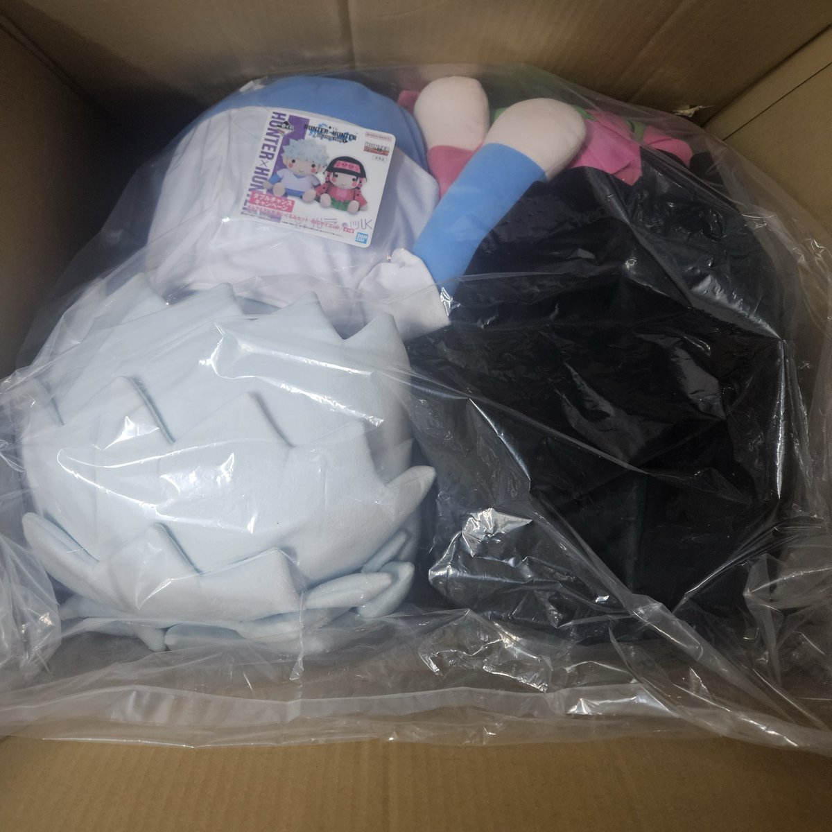 an98h_d's tweet photo. 【譲】
HUNTER×HUNTER
キルア＆アルカ
ダブルチャンス当選品
99個限定
新品未開封
韓国発送🇰🇷
DMお願いします
#ハンターハンター #一番くじ #ダブルチャンス
#ゾルディック家 #キルア #アルカ #韓国発送 https://t.co/8JRENgeHv3