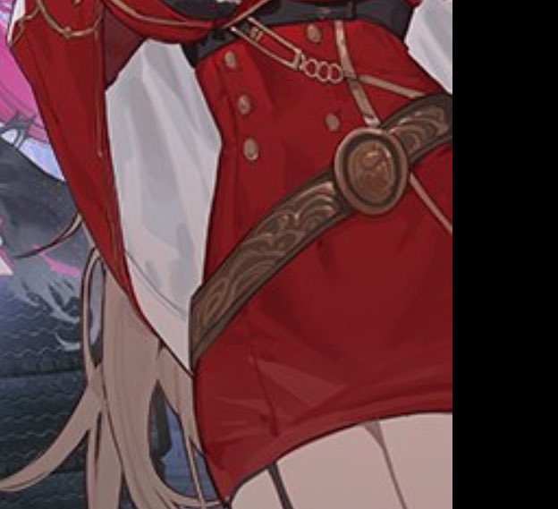 EricaGuitar's tweet photo. @AzurLane_EN Seems like the official artists still can’t agree on what Lion is wearing down there lmao https://t.co/gJQuQuvwDV